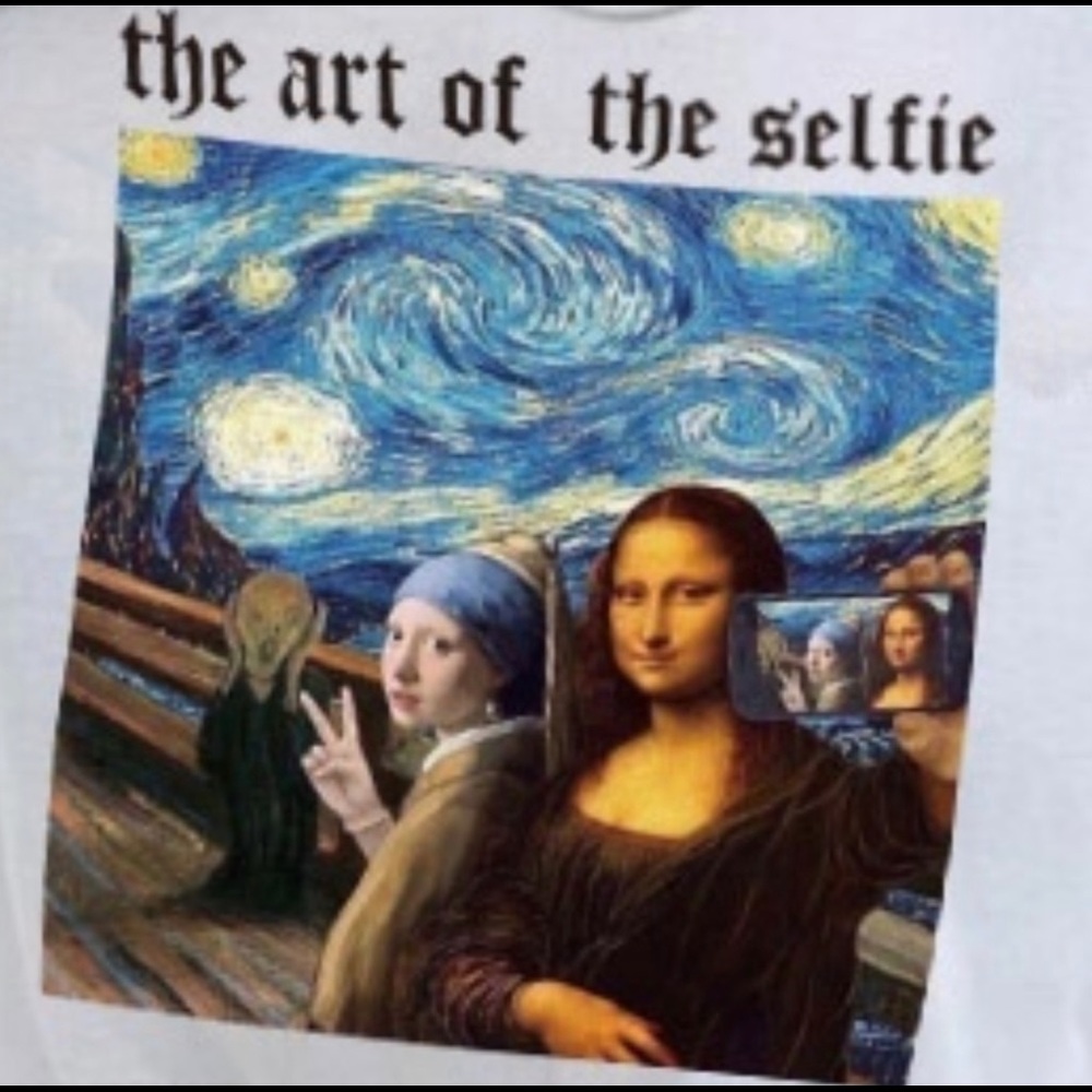πππππ€©The Art of the Selfie TSHIRT NWT - Picture 2 of 3